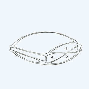 Goose Down Pillow ROYAL DREAM (4 chambers)